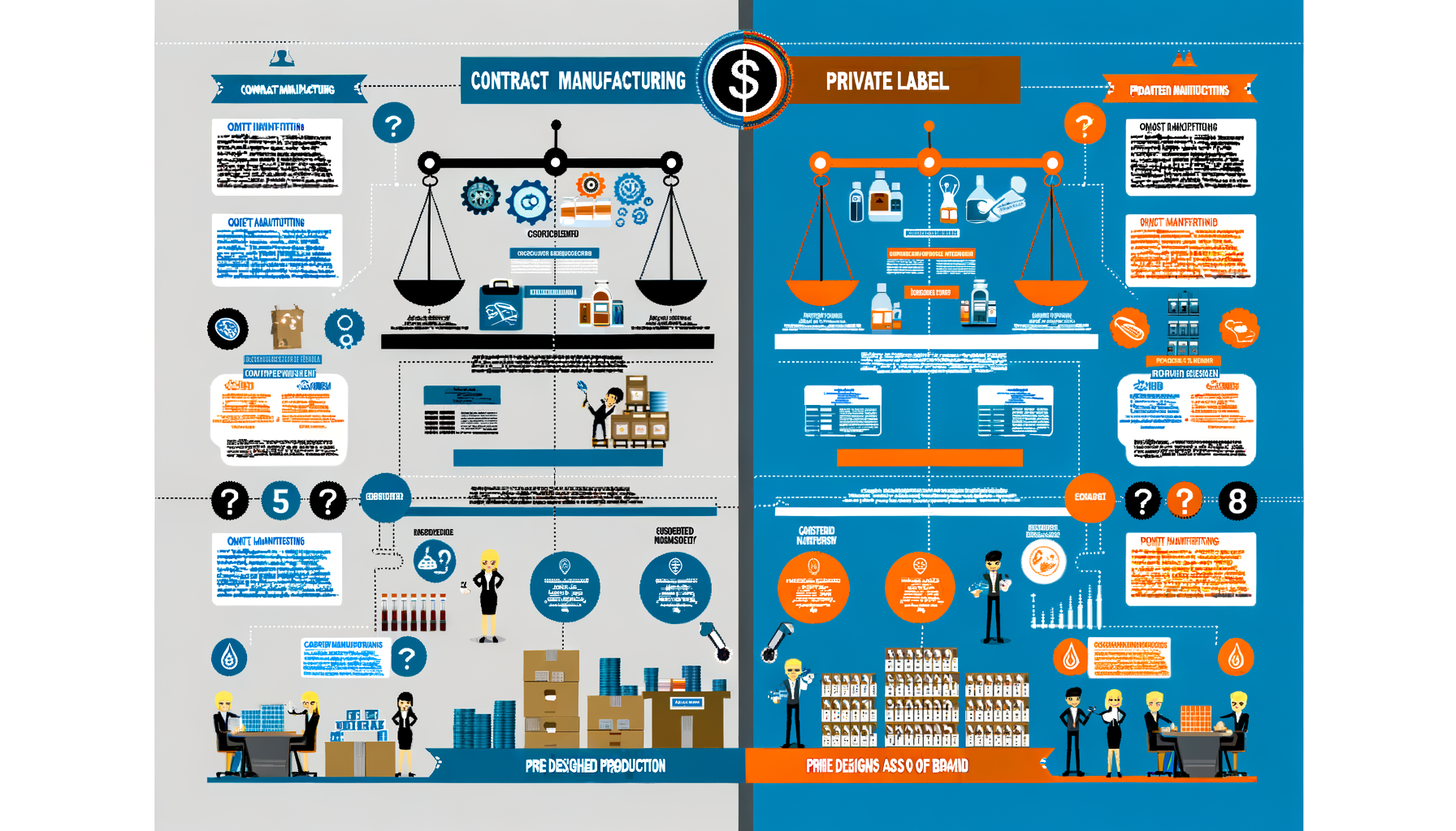 Contract Manufacturing vs. Private Label: Key Differences Explained