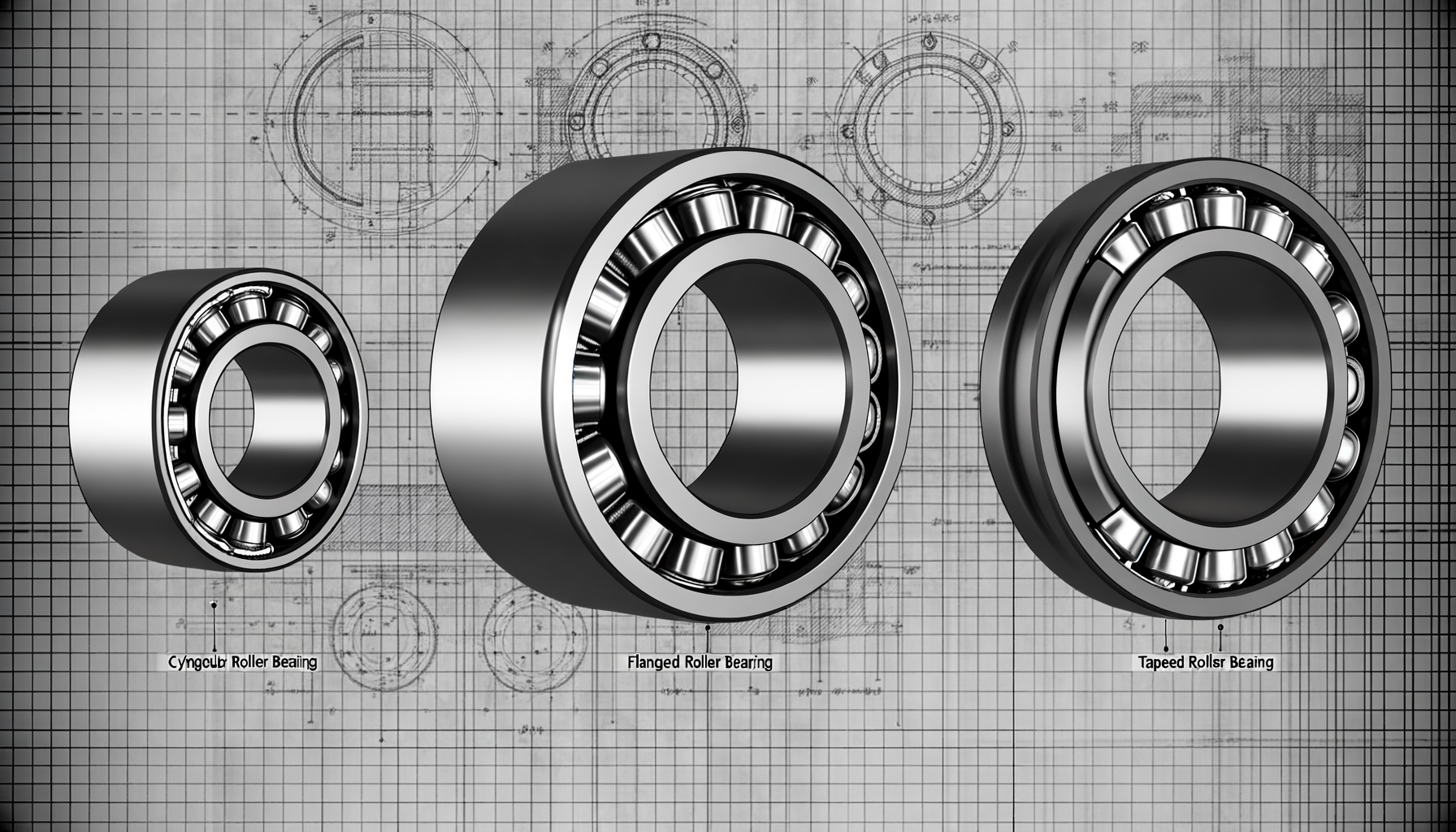 The Three Main Types of Flanged Roller Bearings Explained