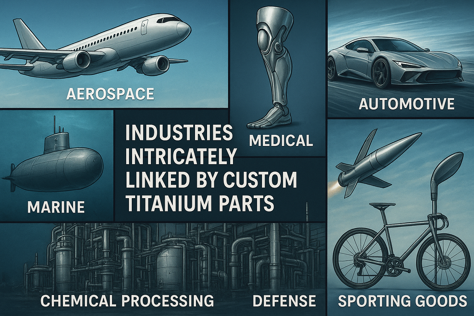 7 Industries That Rely on Custom Titanium Parts